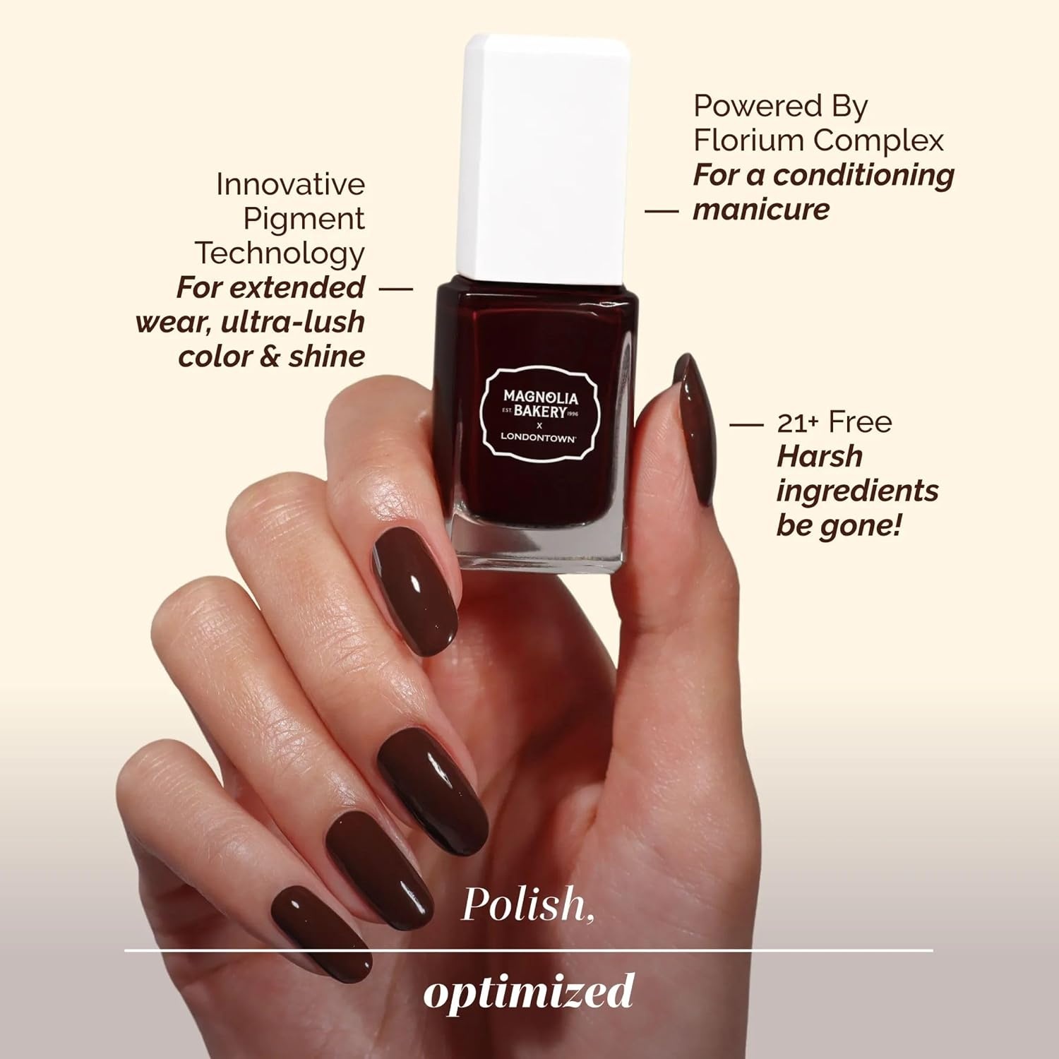 image:imageLONDONTOWN lakur Nail Polish Magnolia Bakery CollectionDouble Fudge