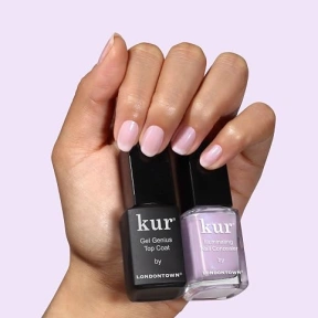 LONDONTOWN HEMA free gel top coat and NailCare